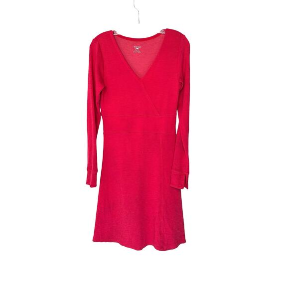 Toad & Co Horny Toad Pink Long Sleeve Finlay Dress Small Performance Stretch - Picture 2 of 15